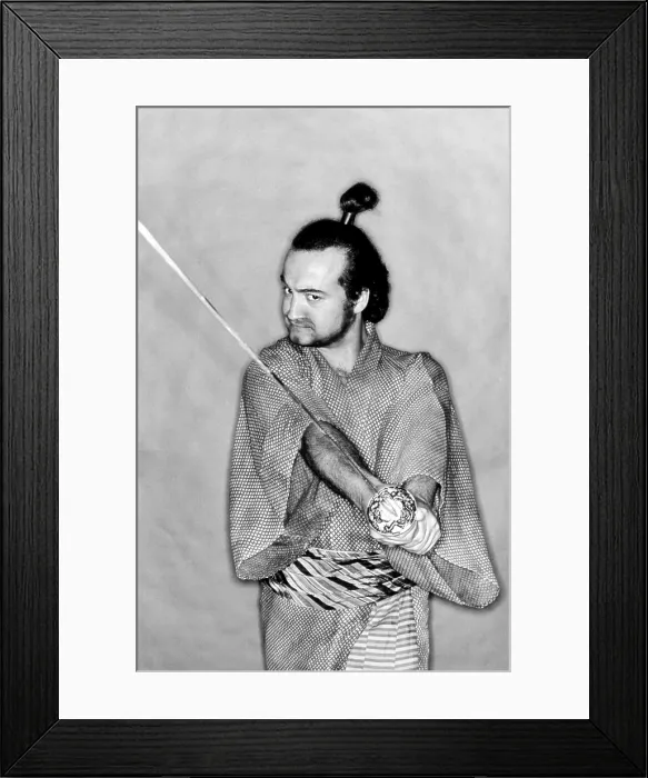 Framed Print : SATURDAY NIGHT LIVE, John Belushi, as Samurai Futaba, (circa 1976-1978), 1975
