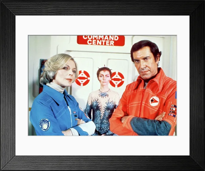 Framed Print : SPACE 1999, Barbara Bain, Catherine Schell, Martin Landau, 1975-77 Framed Print : SPACE 1999, Barbara Bain, Catherine Schell, Martin Landau, 1975-77