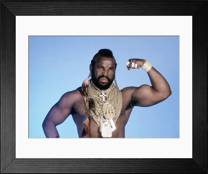 Framed Print : THE A-TEAM, Mr. T. 1983-1987