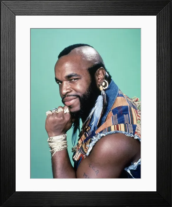 Framed Print : THE A-TEAM, Mr. T. 1983-1987