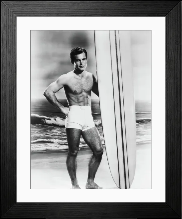 Framed Print : HAWAIIAN EYE, Robert Conrad, 1959-1963