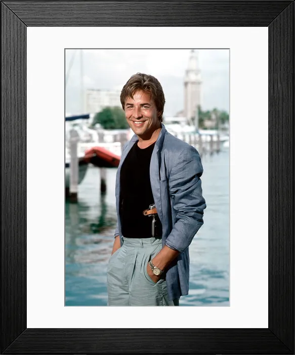 Framed Print : MIAMI VICE, Don Johnson, 1984-1989