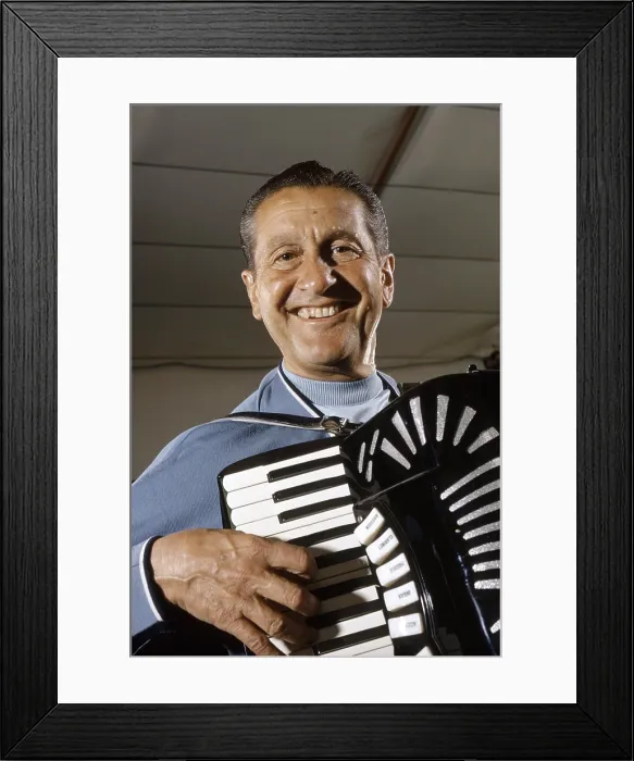 Framed Print : Lawrence Welk, April, 1967. ph Gene Trindl Framed Print : Lawrence Welk, April, 1967. ph Gene Trindl