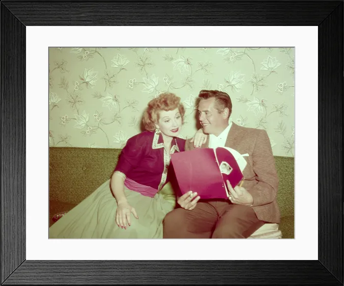 Framed Print : Lucille Ball and Desi Arnaz, ca. mid-1950s Framed Print : Lucille Ball and Desi Arnaz, ca. mid-1950s