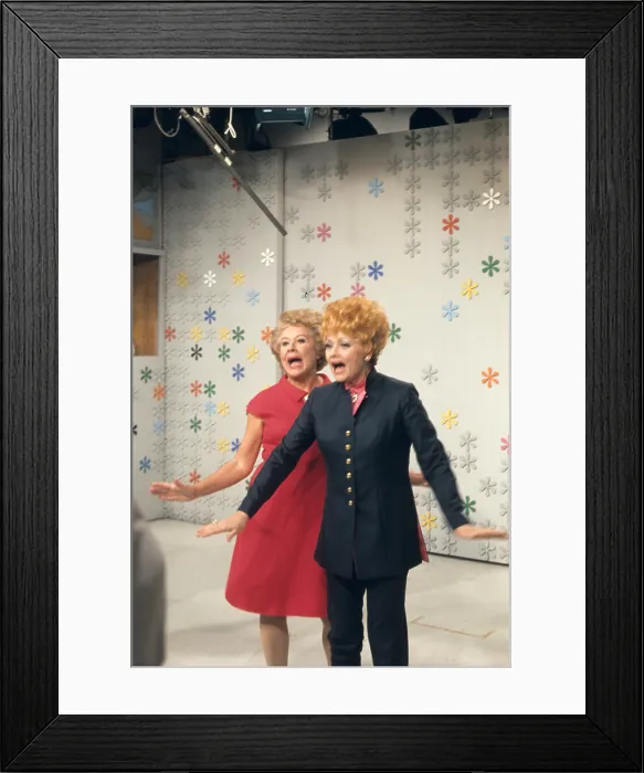 Framed Print : Vivian Vance, Lucille Ball - ca. 1960s