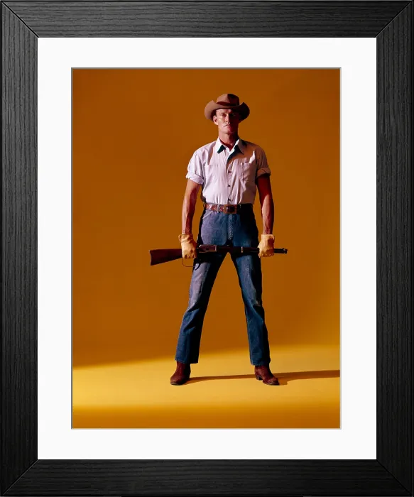 Framed Print : THE RIFLEMAN, Chuck Connors, (January 20-26), 1962