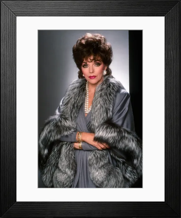 Framed Print : DYNASTY, Joan Collins (1989), 1981-89