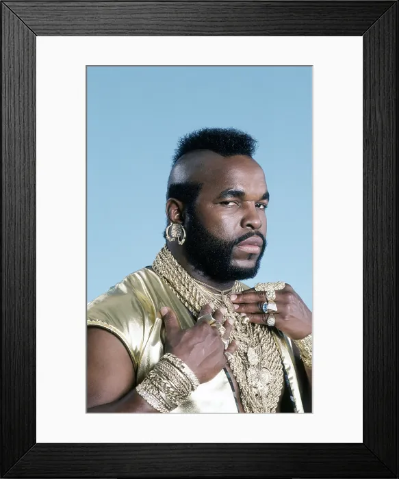 Framed Print : THE A-TEAM, Mr. T. 1983-1987