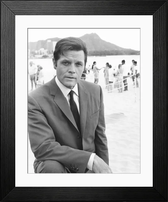 Framed Print : HAWAII FIVE-O, Jack Lord, circa 1970s, 1968-1980