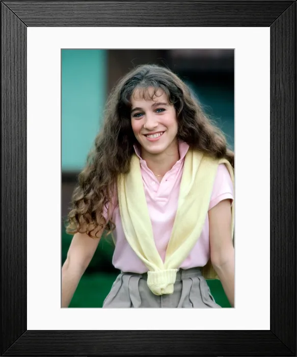 Framed Print : Sarah Jessica Parker of SQUARE PEGS, 1983 Framed Print : Sarah Jessica Parker of SQUARE PEGS, 1983