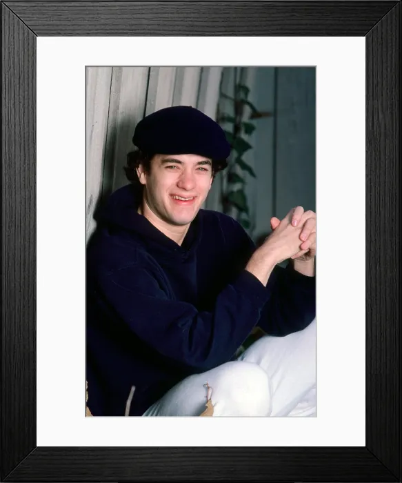 Framed Print : Tom Hanks of BOSOM BUDDIES, 1981 Framed Print : Tom Hanks of BOSOM BUDDIES, 1981