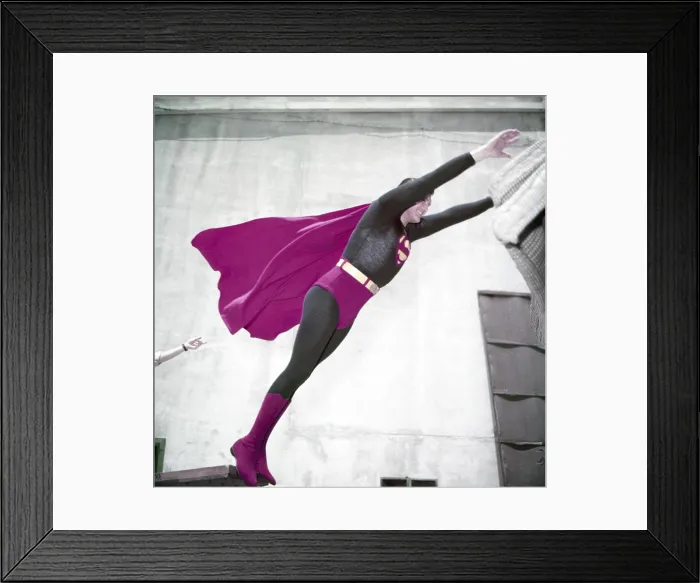 Framed Print : ADVENTURES OF SUPERMAN, George Reeves, 1952-1958