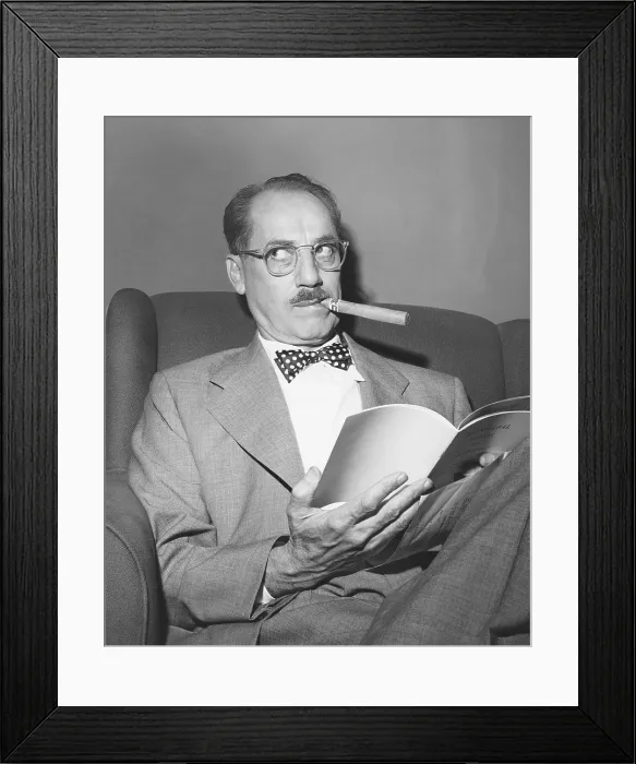 Framed Print : Groucho Marx, 1950s Framed Print : Groucho Marx, 1950s