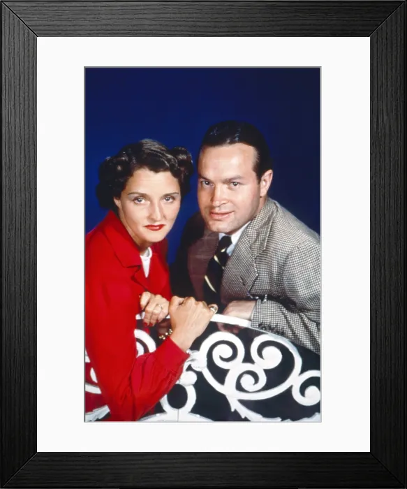 Framed Print : From left: Dolores Hope, Bob Hope, circa 1950s