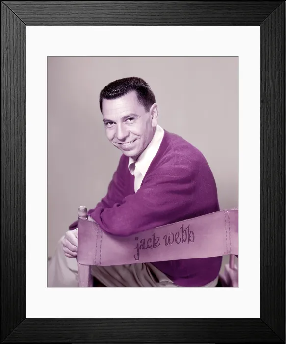 Framed Print : Jack Webb, ca. mid-1950s