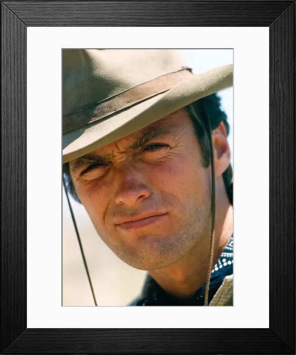 Framed Print : RAWHIDE, Clint Eastwood, (1965). 1959-1966