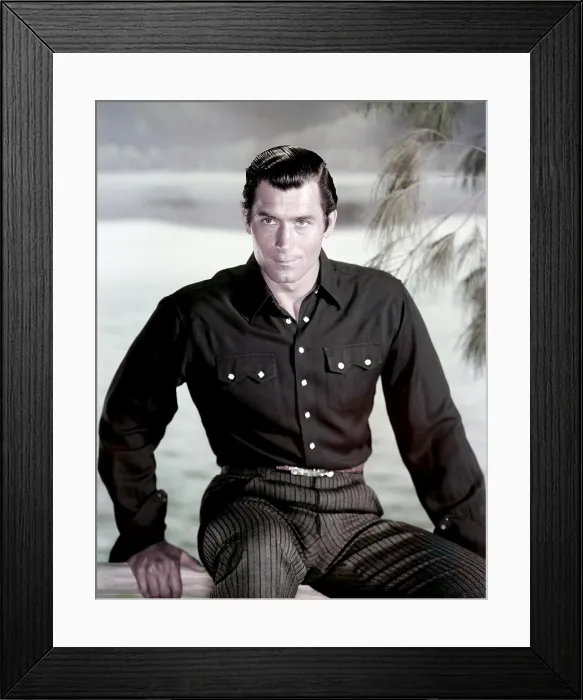 Framed Print : Clint Walker, ca. late 1950s
