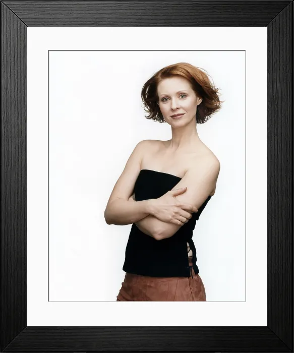 Framed Print : Cynthia Nixon, ca. mid-1990s