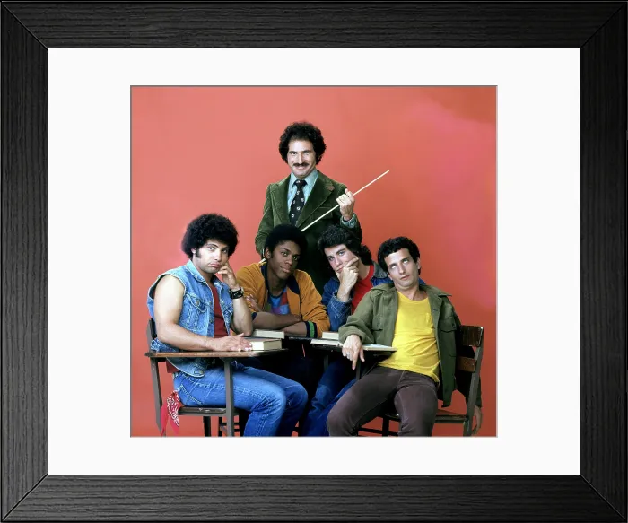 Framed Print : WELCOME BACK, KOTTER, Robert Hegyes, Lawrence Hilton-Jacobs, Gabe Kaplan, John Travolta, Ron Palillo, 1975-1979