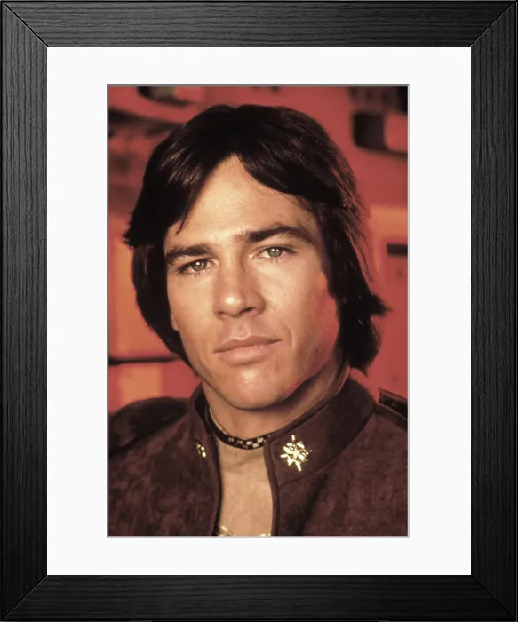 Framed Print : BATTLESTAR GALACTICA, Richard Hatch, 1978 - 1979 Framed Print : BATTLESTAR GALACTICA, Richard Hatch, 1978 - 1979