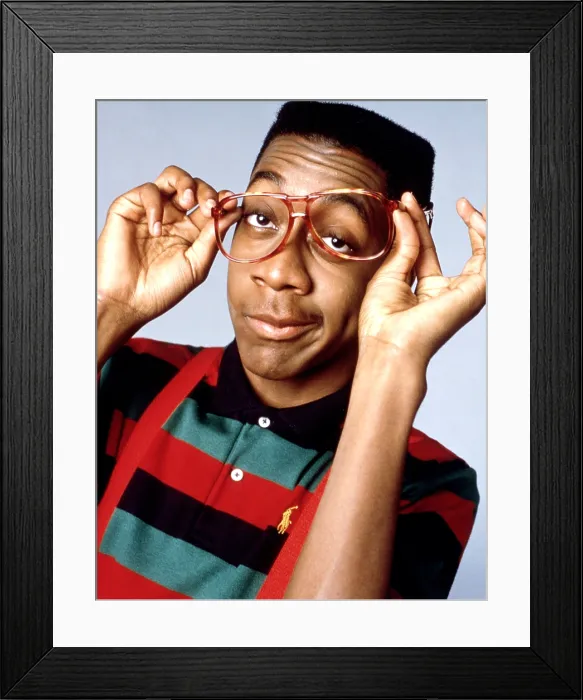 Framed Print : FAMILY MATTERS, Jaleel White, 1989-98 (1994 photo) Framed Print : FAMILY MATTERS, Jaleel White, 1989-98 (1994 photo)