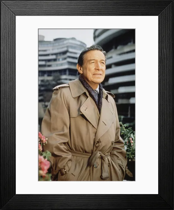 Framed Print : SIXTY MINUTES, Mike Wallace, (1993), 1968