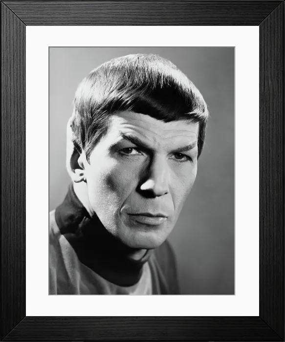 Framed Print : STAR TREK, Leonard Nimoy, 1966-1969 Framed Print : STAR TREK, Leonard Nimoy, 1966-1969