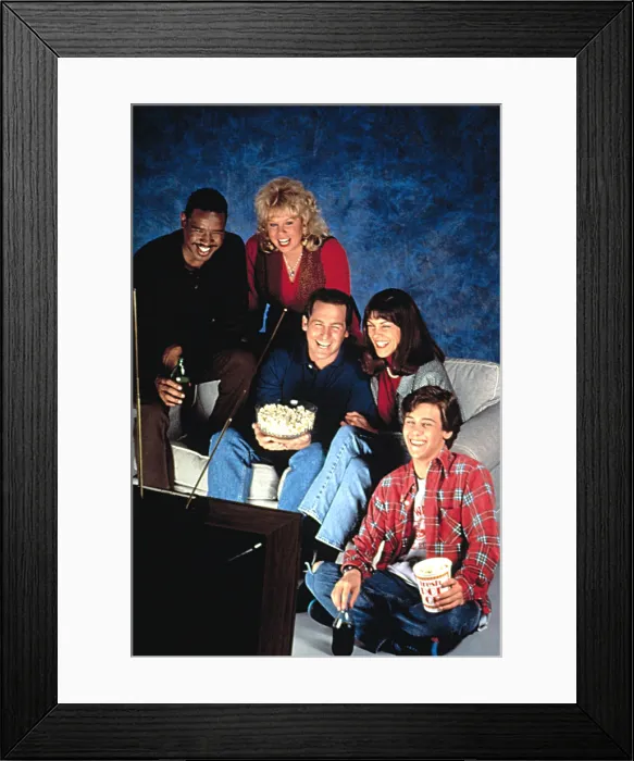 Framed Print : DREAM ON, Dorien Wilson, Denny Dillon, Brian Benben, Wendie Malick, Chris Demetral, 1990-96 Framed Print : DREAM ON, Dorien Wilson, Denny Dillon, Brian Benben, Wendie Malick, Chris Demetral, 1990-96