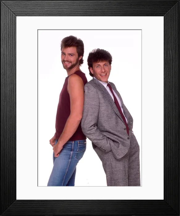 Framed Print : MY TWO DADS, (from left): Greg Evigan, Paul Reiser, 1987-90 Framed Print : MY TWO DADS, (from left): Greg Evigan, Paul Reiser, 1987-90