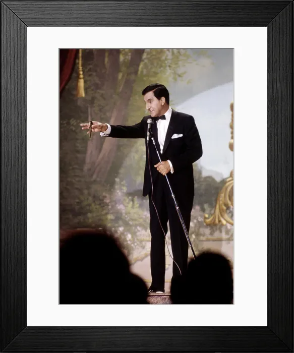 Framed Print : DANNY THOMAS SPECIAL: THE WONDERFUL WORLD OF BURLESQUE, Danny Thomas, aired March 14, 1965