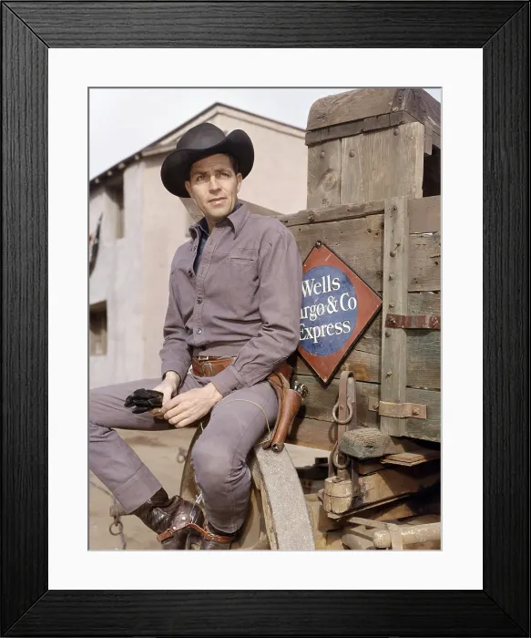 Framed Print : TALES OF WELLS FARGO, Dale Robertson, 1957-62 Framed Print : TALES OF WELLS FARGO, Dale Robertson, 1957-62