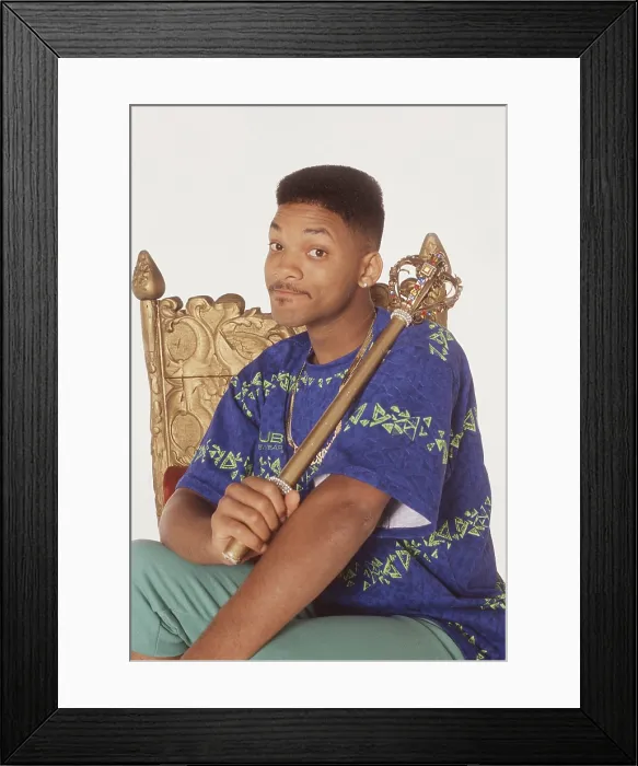 Framed Print : THE FRESH PRINCE OF BEL-AIR, (aka THE FRESH PRINCE OF BEL AIR), Will Smith, 1990-96 Framed Print : THE FRESH PRINCE OF BEL-AIR, (aka THE FRESH PRINCE OF BEL AIR), Will Smith, 1990-96