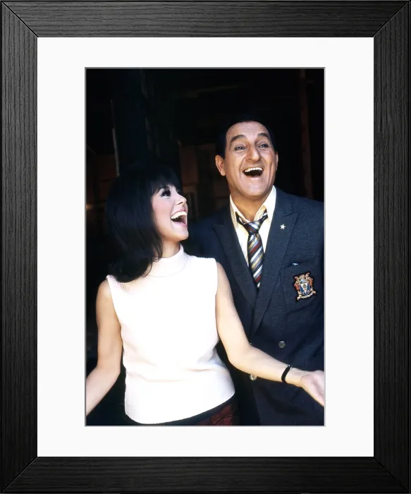 Framed Print : From left, Marlo Thomas, Danny Thomas, ca. 1966