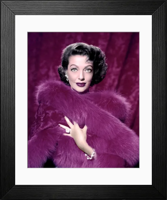 Framed Print : Loretta Young, ca. mid-1950s