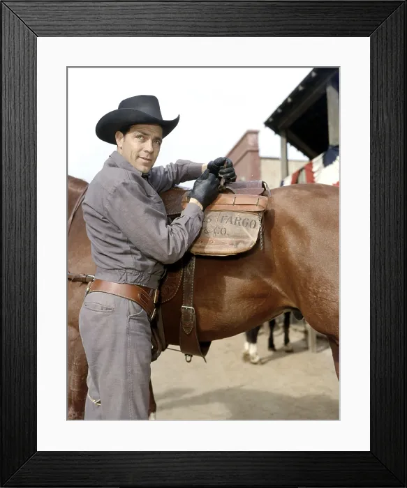 Framed Print : TALES OF WELLS FARGO, Dale Robertson, 1957-62