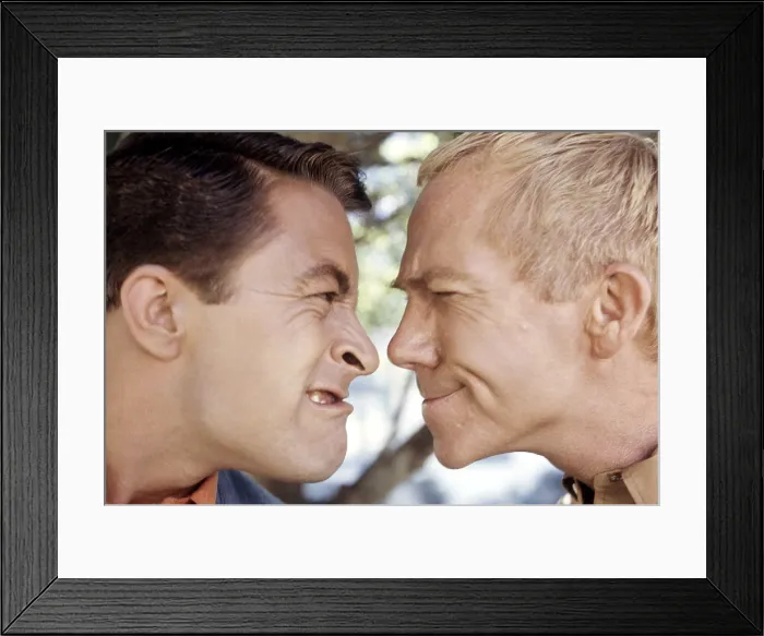 Framed Print : MY FAVORITE MARTIAN, from left, costars Bill Bixby, Ray Walston, 1963-66 (1963 photo) Framed Print : MY FAVORITE MARTIAN, from left, costars Bill Bixby, Ray Walston, 1963-66 (1963 photo)