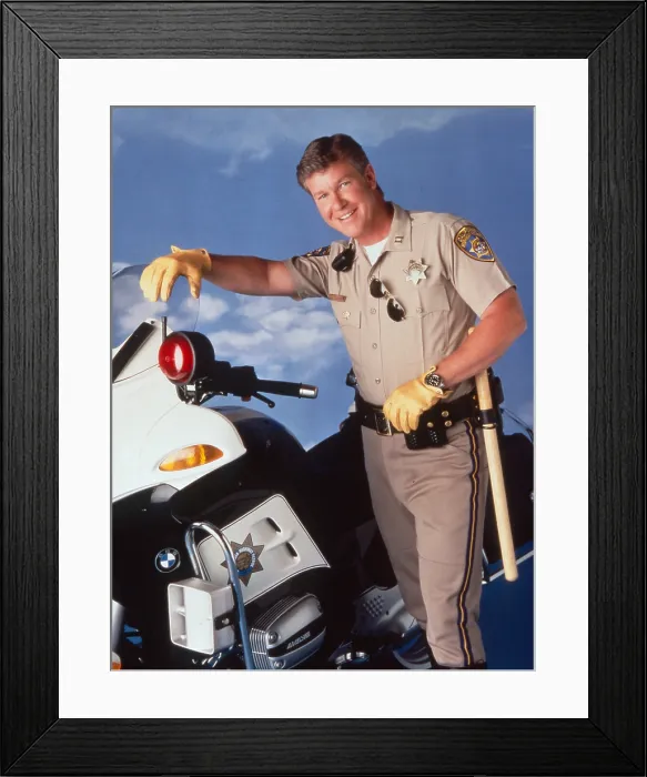 Framed Print : CHIPS 99, Larry Wilcox, 1998