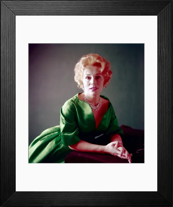 Framed Print : Eva Gabor, ca. early 1960s