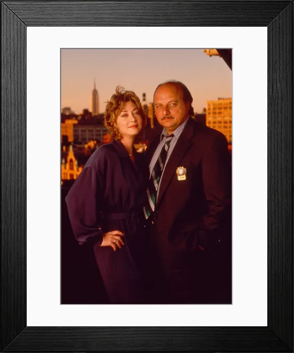 Framed Print : NYPD BLUE, Sharon Lawrence, Dennis Franz, 1993-2005