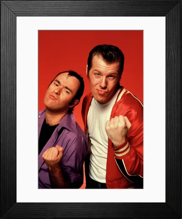Framed Print : LAVERNE AND SHIRLEY, David L. Lander, Michael McKean, 1976-1983
