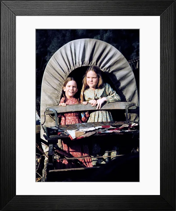Framed Print : LITTLE HOUSE ON THE PRAIRIE, Melissa Gilbert, Melissa Sue Anderson, 1974-83 Framed Print : LITTLE HOUSE ON THE PRAIRIE, Melissa Gilbert, Melissa Sue Anderson, 1974-83