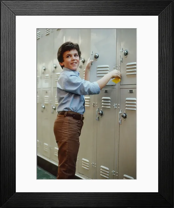 Framed Print : THE WONDER YEARS, Fred Savage, Pilot, (Season 1, ep. 101, aired Jan. 31, 1988), 1988-93