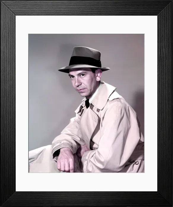 Framed Print : DRAGNET, star and director Jack Webb, 1951-59 Framed Print : DRAGNET, star and director Jack Webb, 1951-59