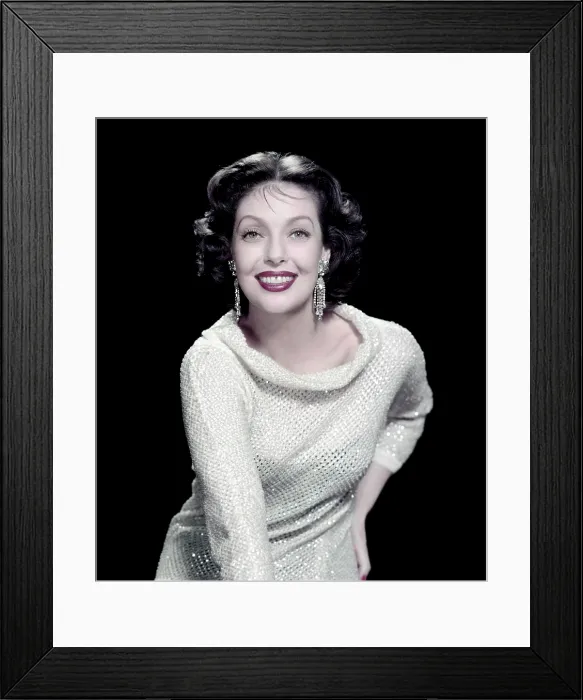 Framed Print : Loretta Young, 1961