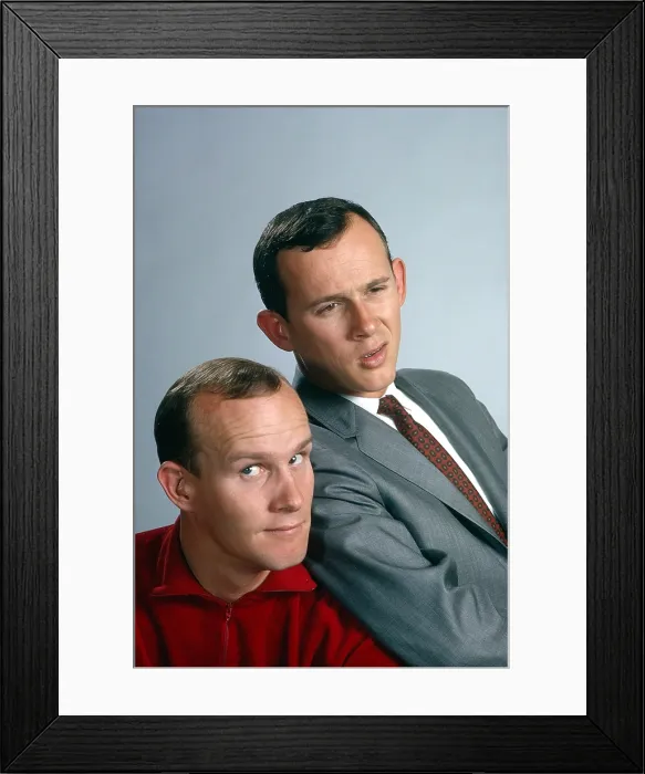 Framed Print : MY BROTHER THE ANGEL, (aka THE SMOTHERS BROTHERS SHOW), from left: Tom Smothers, Dick Smothers, (1965), 1965-66 Framed Print : MY BROTHER THE ANGEL, (aka THE SMOTHERS BROTHERS SHOW), from left: Tom Smothers, Dick Smothers, (1965), 1965-66