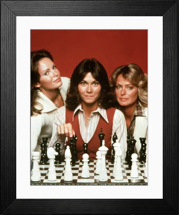 Framed Print : CHARLIE'S ANGELS, Jaclyn Smith, Kate Jackson, Farrah Fawcett, 1976-1981