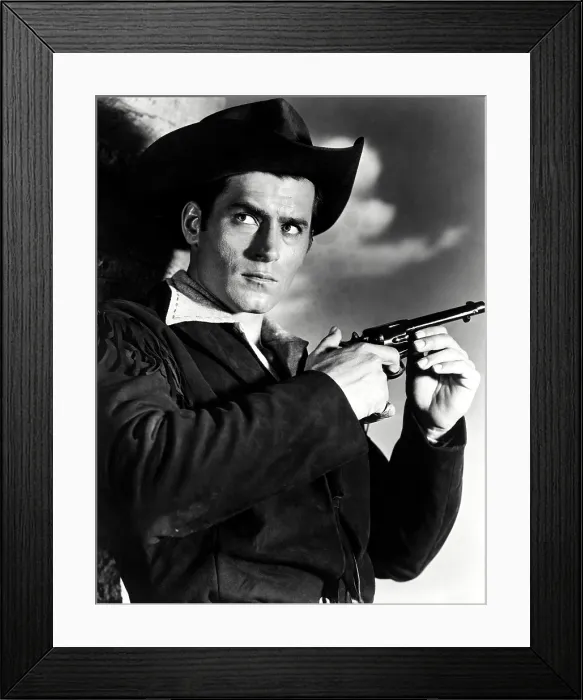 Framed Print : CHEYENNE, Clint Walker, The Empty Gun, aired February 25, 1958 (1955-63) Framed Print : CHEYENNE, Clint Walker, The Empty Gun, aired February 25, 1958 (1955-63)