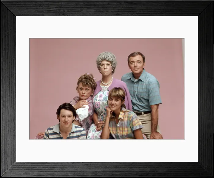 Framed Print : MAMA'S FAMILY, Eric Brown, Rue McClanahan, Vicki Lawrence, Karin Argoud, Ken Berry, 1983-90 Framed Print : MAMA'S FAMILY, Eric Brown, Rue McClanahan, Vicki Lawrence, Karin Argoud, Ken Berry, 1983-90