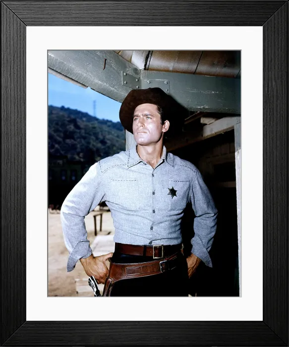 Framed Print : CHEYENNE, Clint Walker, Incident at Indian Springs, aired September 24, 1957 (1955-63)