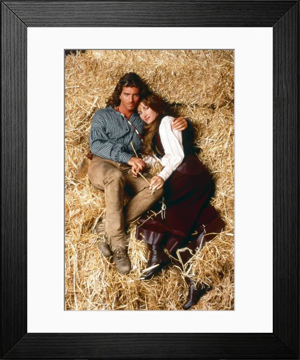 Framed Print : DR. QUINN, MEDICINE WOMAN, from left: Joe Lando, Jane Seymour, 1995, 1993-1998